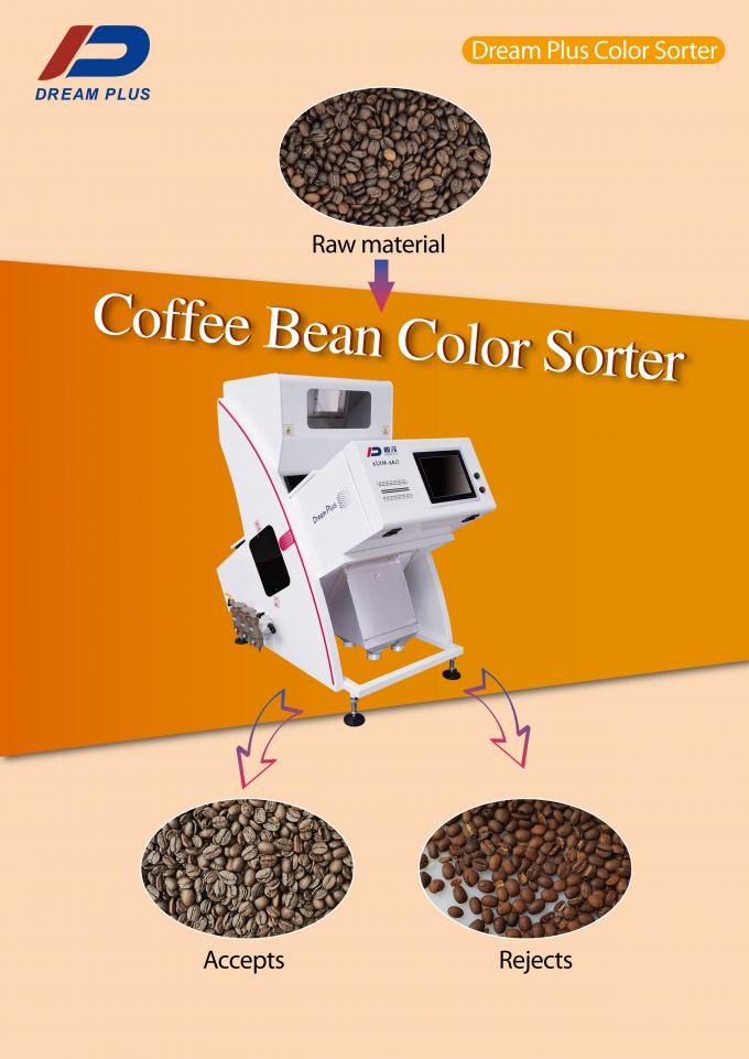 Auto Intelligent Coffee Bean Color Sorter 320 Channels