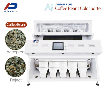 320 Channels Green Coffee Bean Color Sorter With AI Sorting Remote Control System