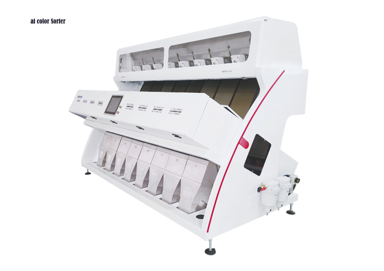 AI CCD Color Sorter Machine 512 Channel 8 Chute