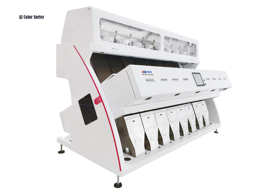 AI CCD Color Sorter Machine 512 Channel 8 Chute
