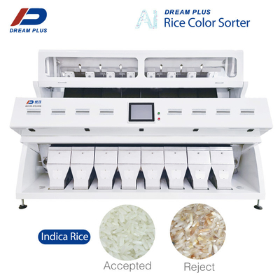 8 Ton High Capacity CCD Rice Color Sorter 8 Chutes