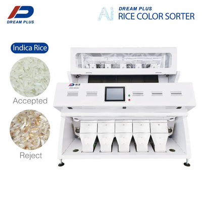 Rice CCD Color Sorter Machine 5 Chutes 320 Channels Easy Installation