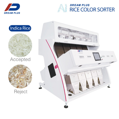 Rice CCD Color Sorter Machine 5 Chutes 320 Channels Easy Installation