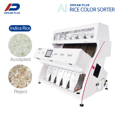 Rice CCD Color Sorter Machine 5 Chutes 320 Channels Easy Installation