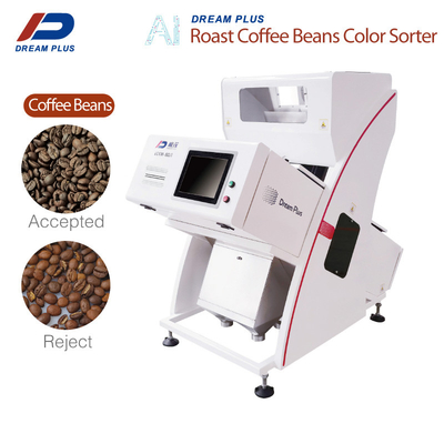 1 Chute Industrial Coffee Bean Color Sorter 80 Channels