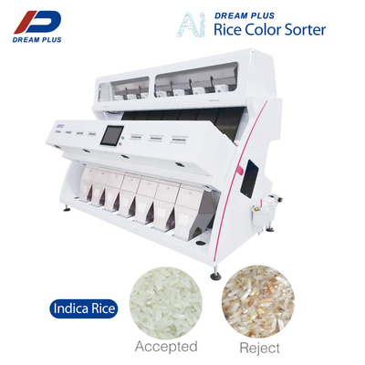 Multi Purpose RGB Rice Color Sorter For Different Rice Sorting 7 Chutes