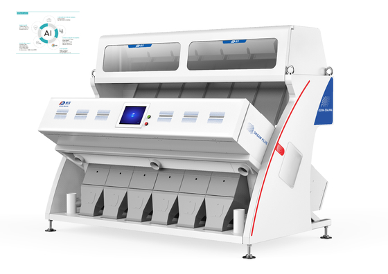 ABS Flakes Plastic Color Sorter 6 Chutes Corrosion Proof