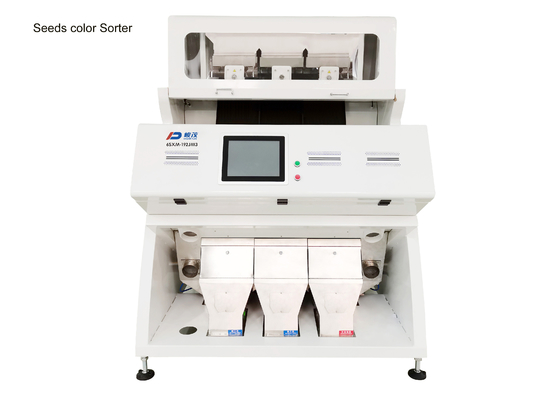 3 Chutes Seeds Color Sorter With Secondary Sorting