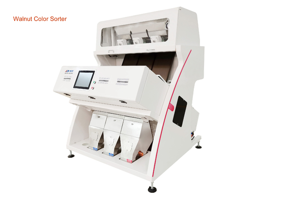 Multifunction Near Infrared Walnut Color Sorter 192 Channel 1t/H