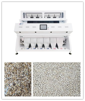 6 Chutes Agriculture Bean Color Sorter High Efficiency