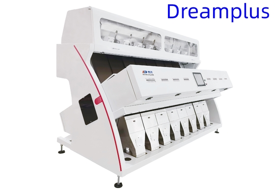 8 Chutes Automatic CCD Camera Colour Sorter Machine Multiple Function