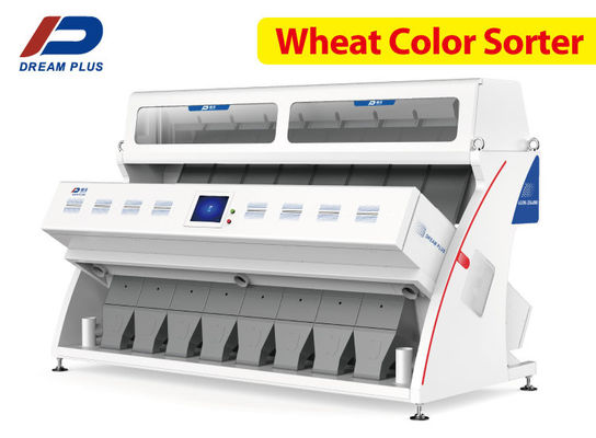 8 Chutes Black Wheat Color Sorter Machine 10 Billion Cycles Ejector