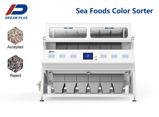 Image Capture CCD Color Sorter Machine For Dried Shrimp Seafood