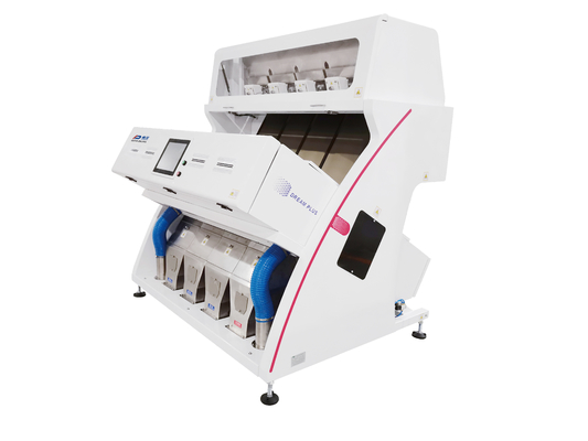 220V 50HZ 1.8KW Optical Grain Color Sorter Machine 3 Chutes