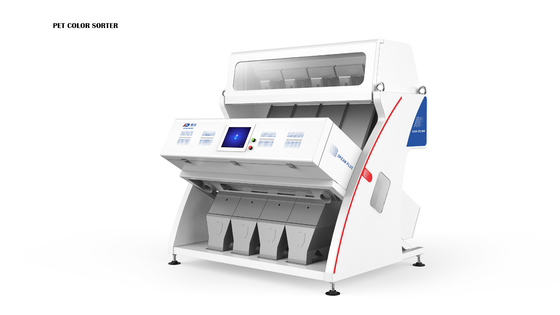 PET HDPE Plastic Pellets Milk Bottle Flakes Color Sorter 256 Channel