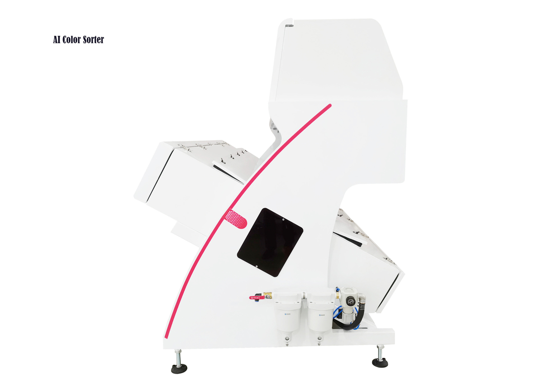 AI CCD Color Sorter Machine 512 Channel 8 Chute