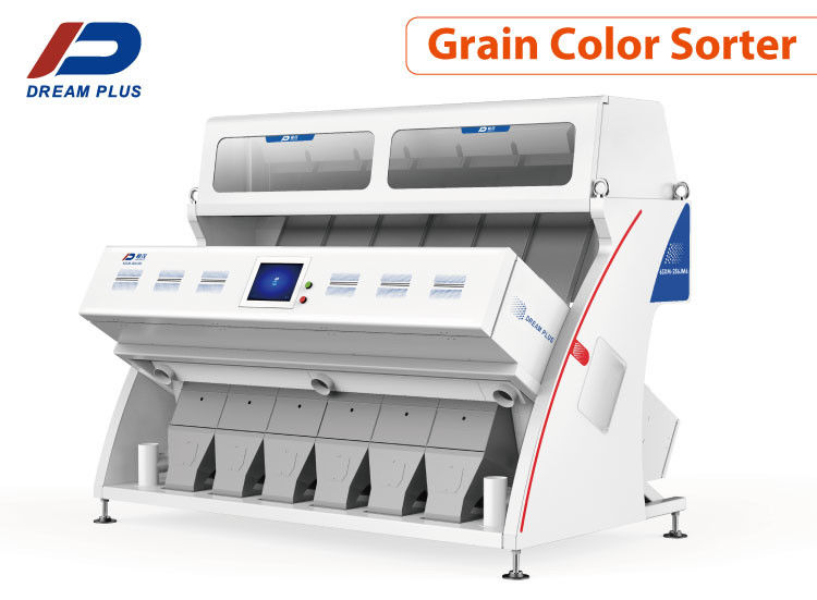 6 Chutes Grain Color Sorter RGB Color Separator Machine With High Frequency Ejector