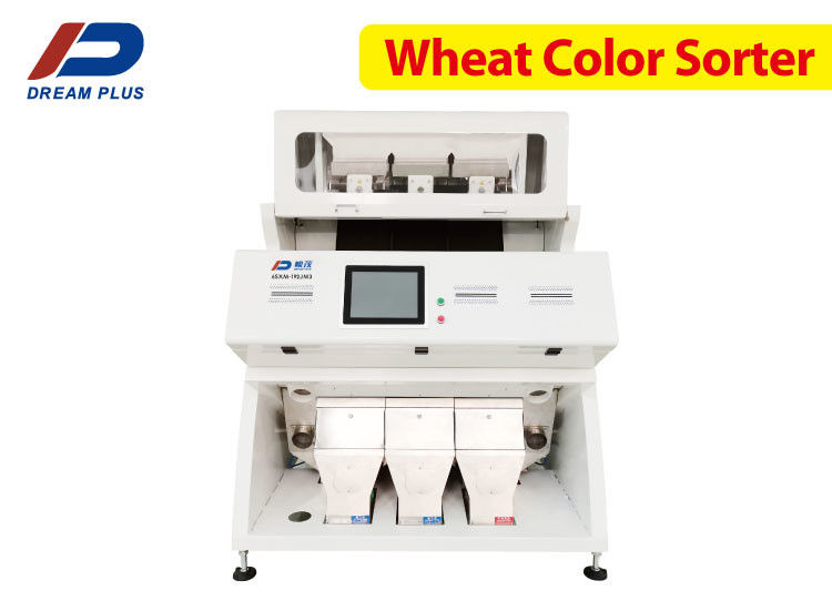 3 Chute InGas Wheat Color Sorter With Large Capacity CE Certificated