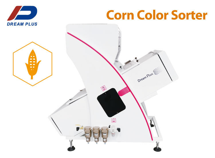 High Accuracy Corn Color Sorter Machine With High Frequency Ejectors