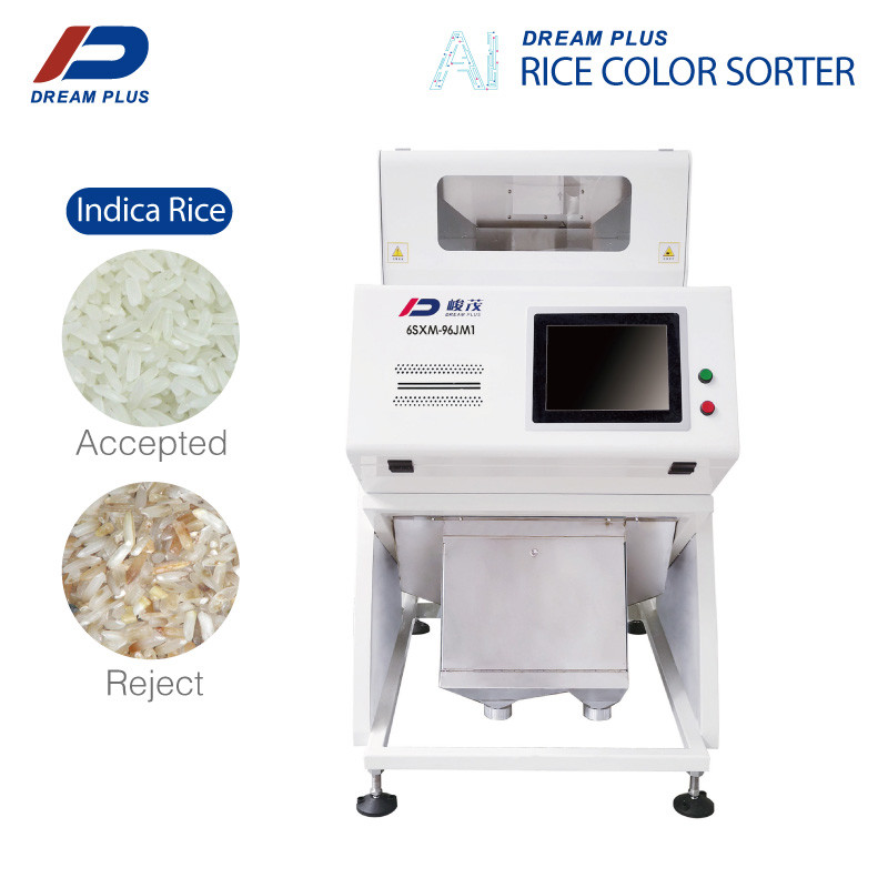 Agriculture Rice Color Sorting Machine High Speed Mini 1 Chute 96 Channels
