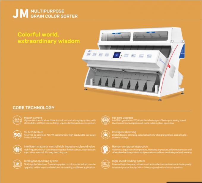 Coffee Bean Soybean Kidney Bean Color Sorter Machine 4 Chutes